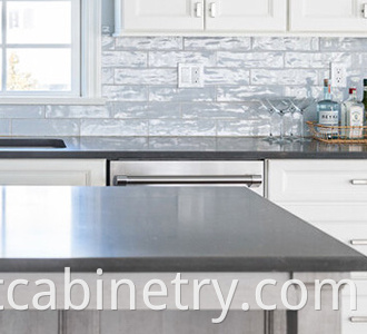 cream colored cabinets